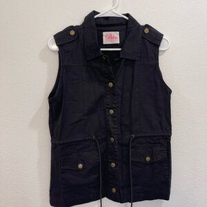 Bliss Charcoal Cotton Vest